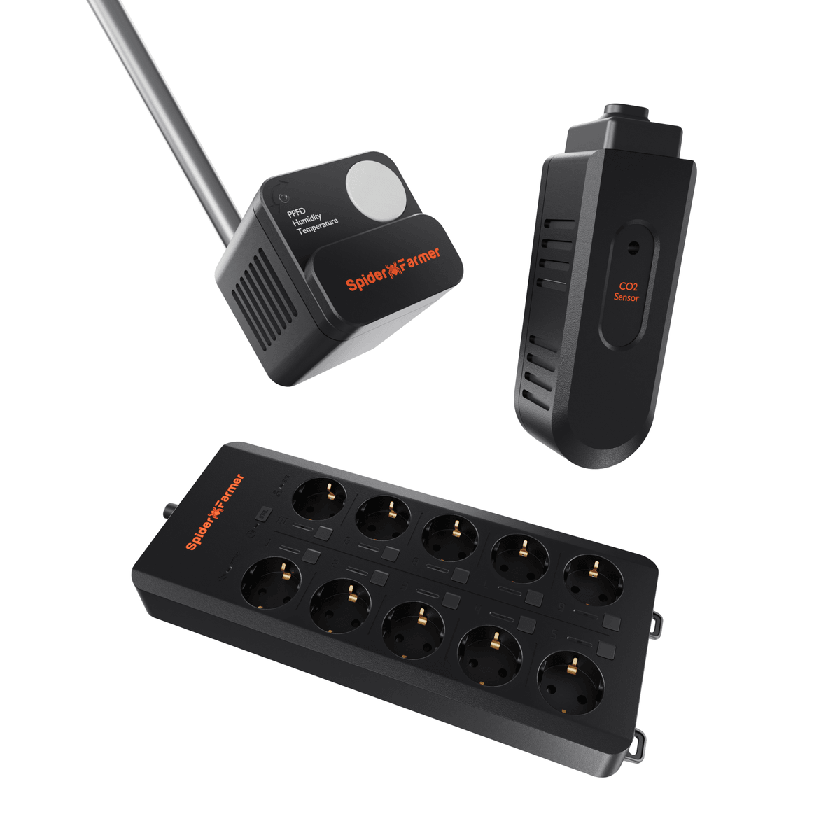 GGS AC10 Smart Power Strip & SensorPro Kits - Complete Control for Indoor Growers