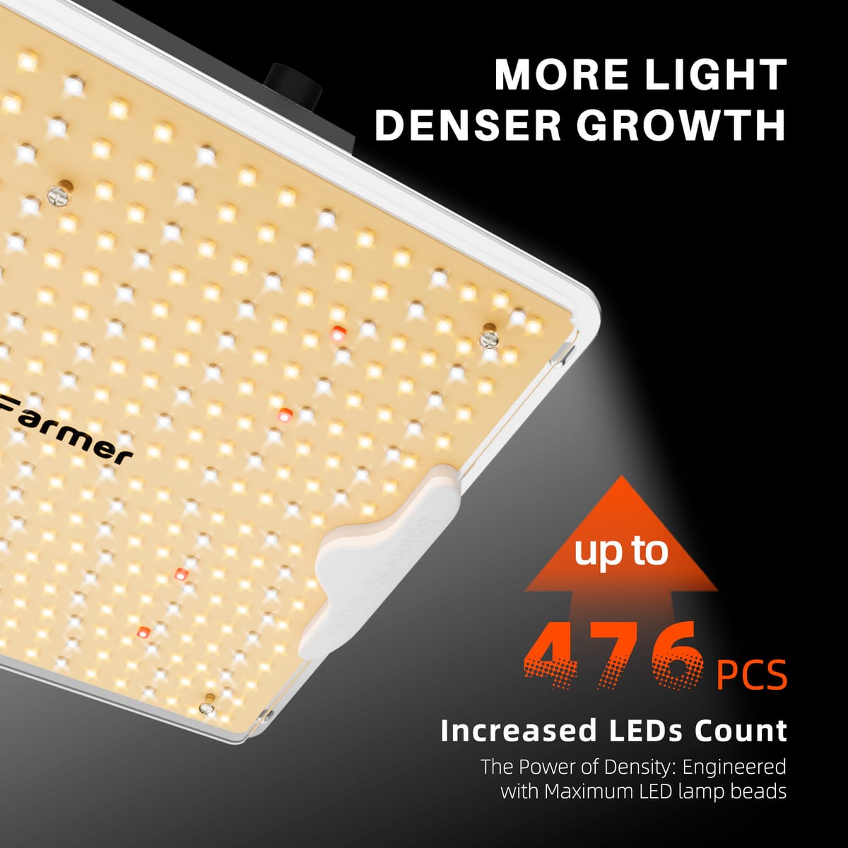 Spider Farmer SF1000D 100W LED Grow Light - Full Spectrum for 120x60cm Tents - 4