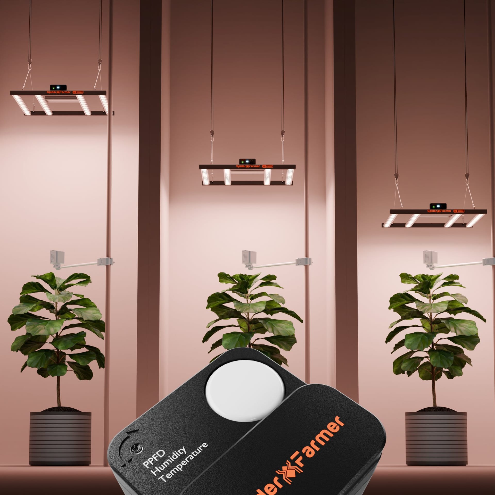 Sistema de Cultivo Genius Grow da Spider Farmer com Sensor de CO₂ - Otimize o Crescimento das Plantas - 7