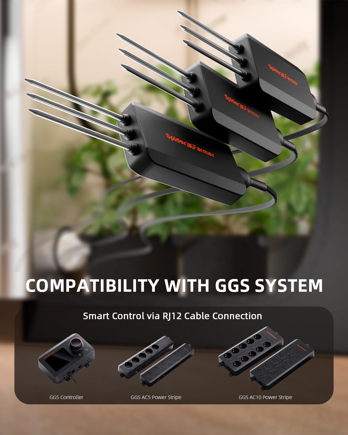 Sensor de Solo Pro GGS Smart 3 em 1 Spider Farmer - Otimize Sua Irrigação - 7