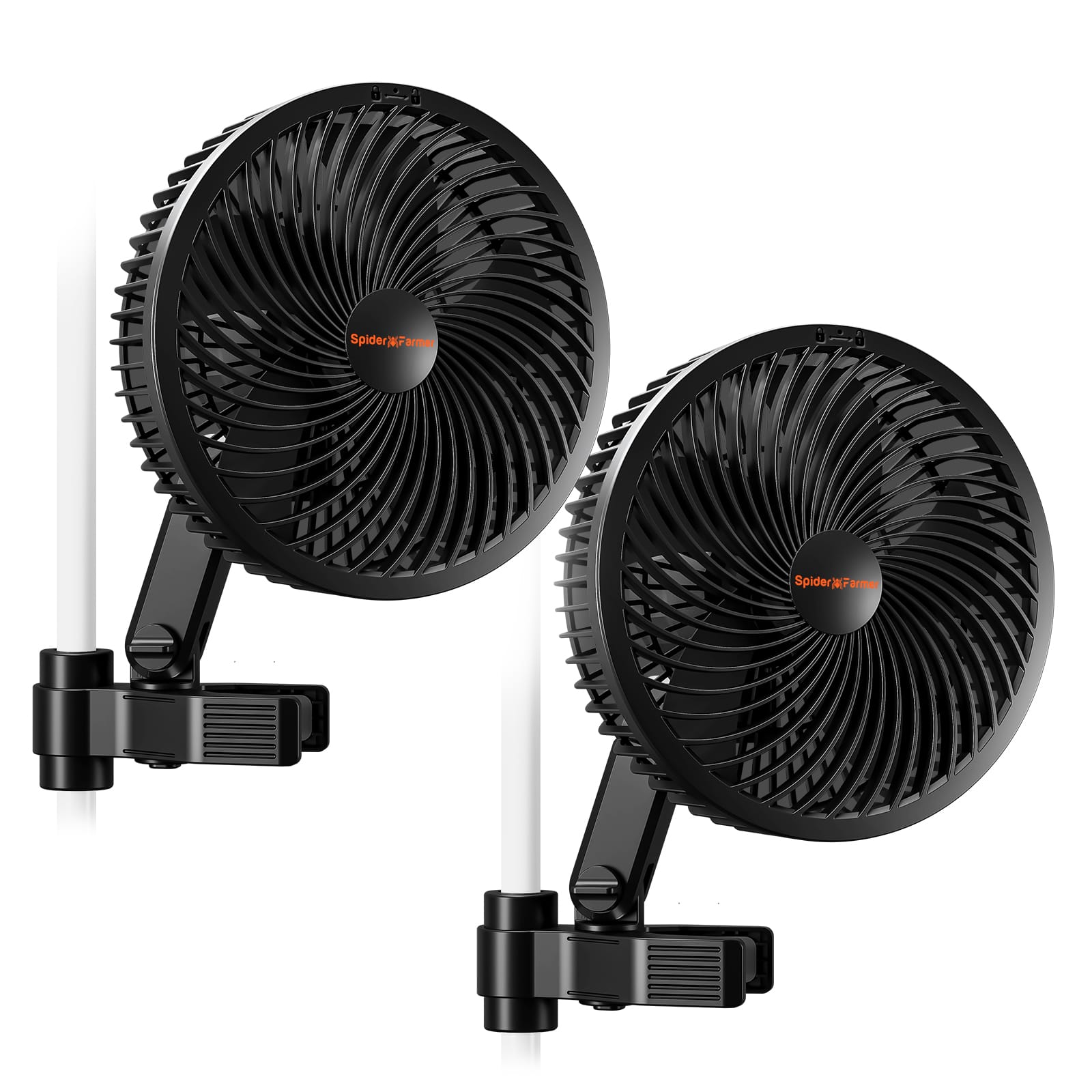 Ventilador de Clipe Spider Farmer de 6 Polegadas - 10 Velocidades para Fluxo de Ar Ideal