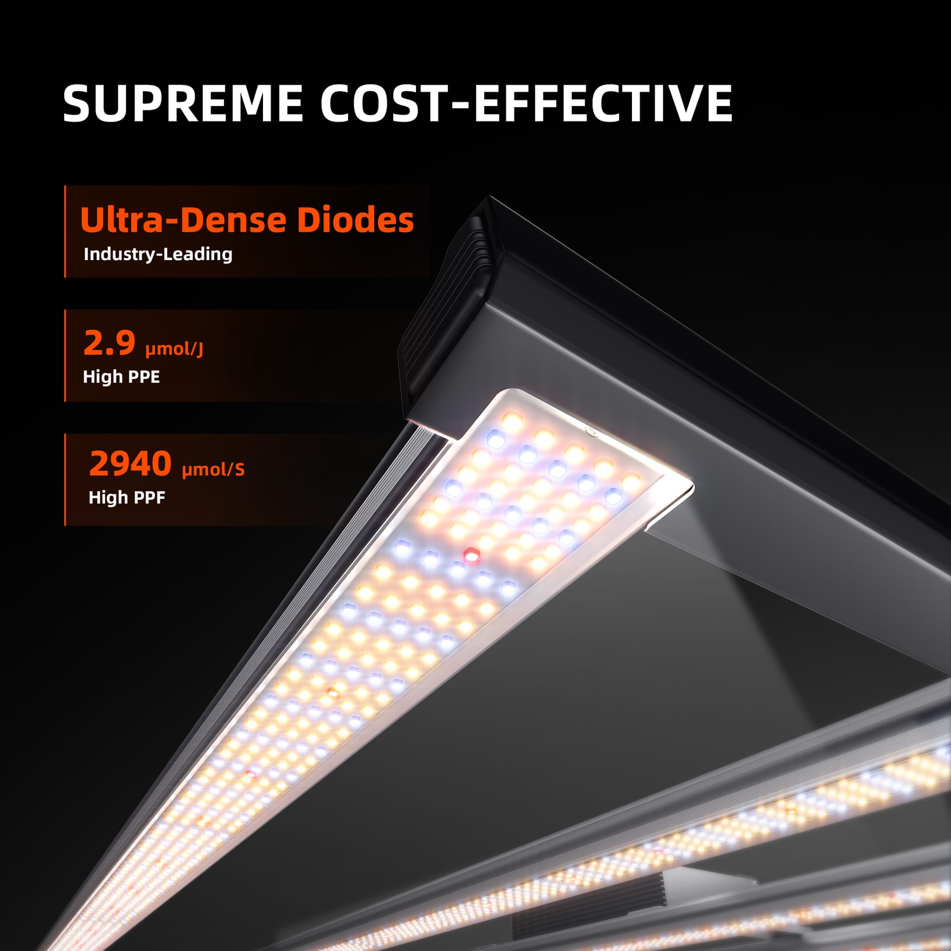 Lâmpada LED para Cultivo Spider Farmer G1000W WiFi - Espectro Completo para Tenda de 150x150cm - 4