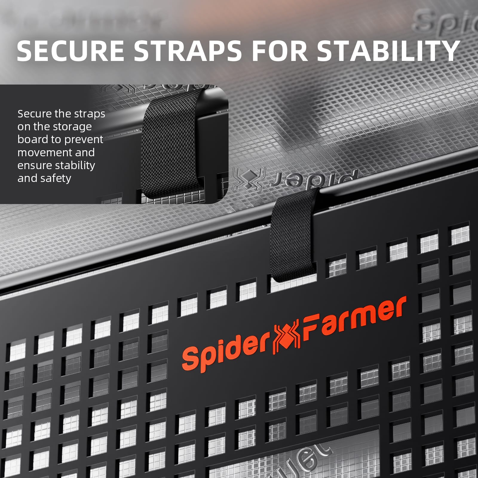 Quadro Genius Gear da Spider Farmer – Organizador de Parede para Controladores de Estufa - 5