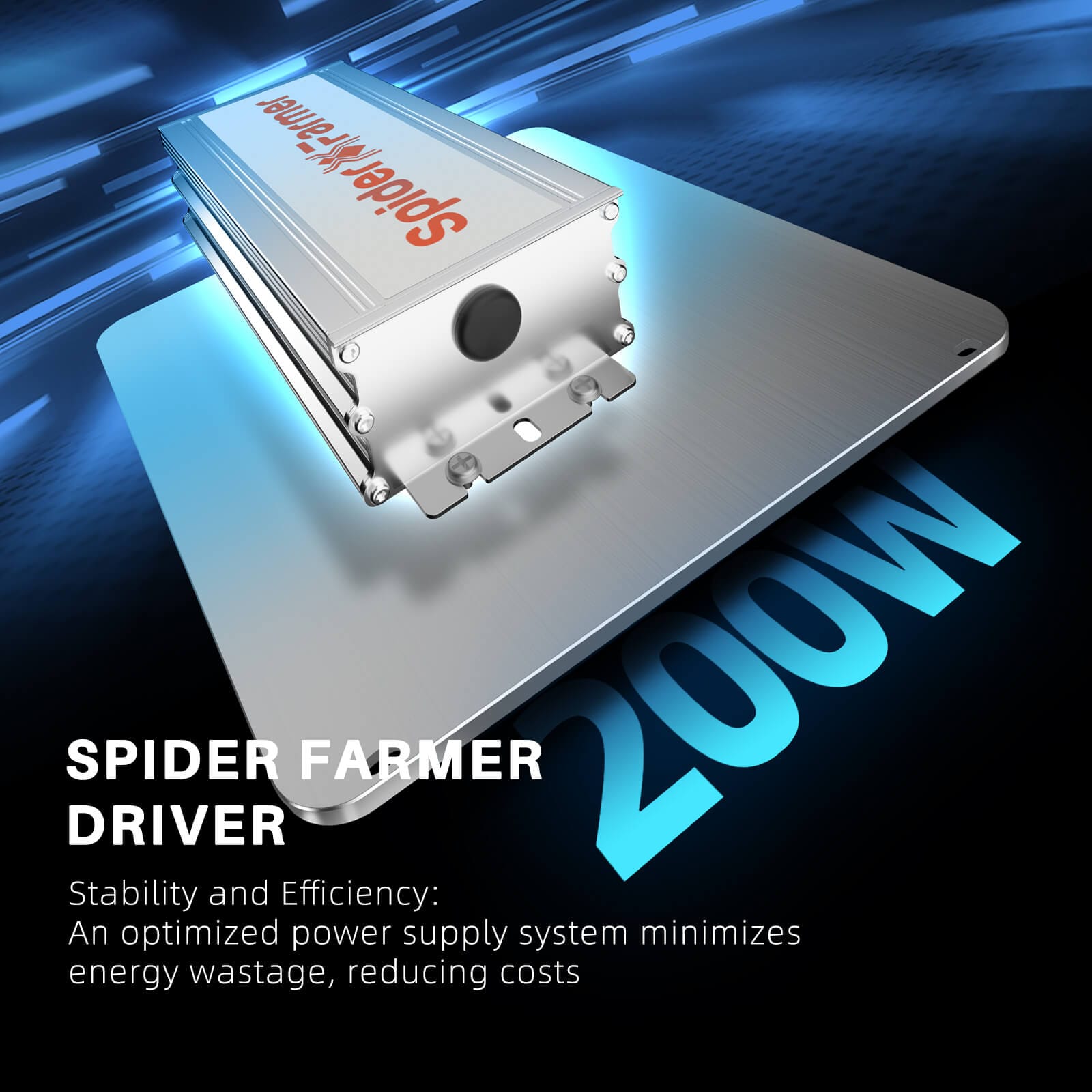 Spider Farmer SF2000 – 200W plnospektrální LED osvětlení pro indoor pěstování – Kompletní sázení s 140x70x200cm stanem - 5